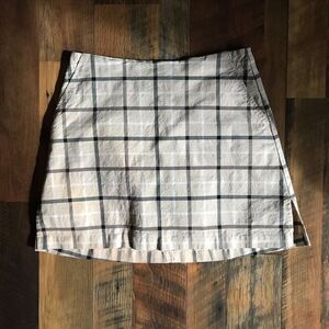 Lady Hagen skort skirt shorts Size 4 golf tennis pickleball khaki tan plaid